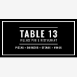Table 13 - Logo