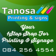 Tanosa Printing & Signs - Logo