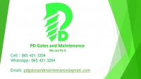PD Gates and Maintenance  - Logo