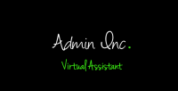 Admin Inc. Virtual Assistant Services - Logo