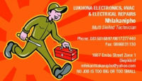 LUKHONA ELECTRONICS, HVAC AND ELECTRICAL  - Logo