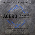 Acero steel works and maintenance - Logo