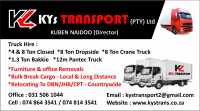 KYS TRANSPORT & REMOVALS - Logo