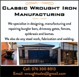 Classic Wrought Iron Manufacturing - Logo