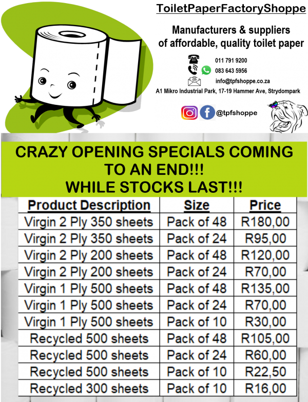 Toilet Paper Factory Shoppe Toilet Paper And Related Paper Products All