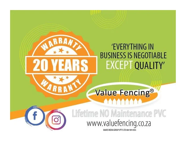 Value Fencing PVC Garden Route logo