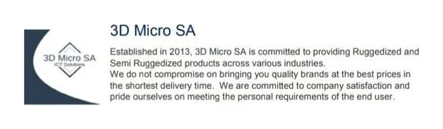 3D Micro SA logo