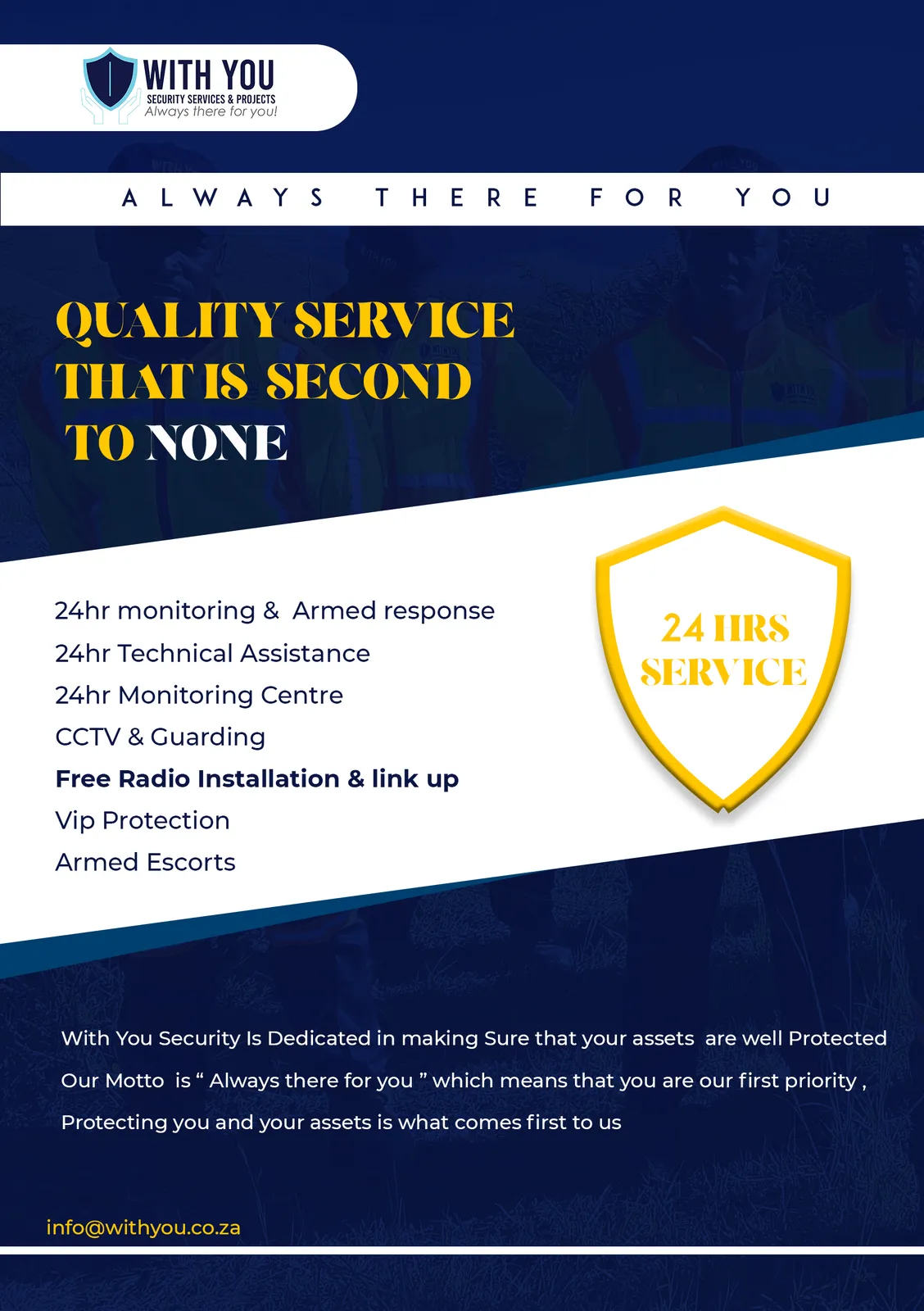 With You Security Services and Projects (Pty) photo 2