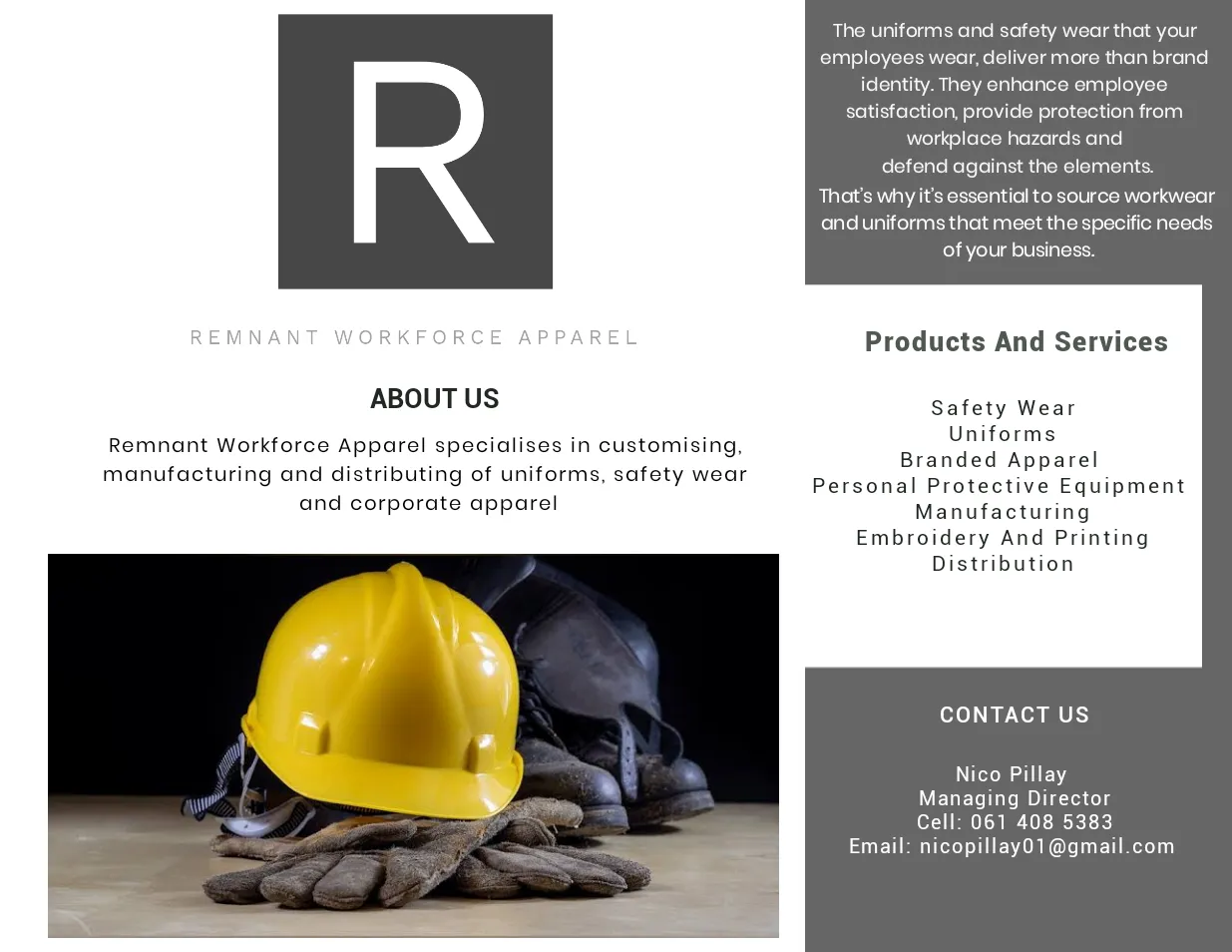 Remnant Workforce Apparel photo 1