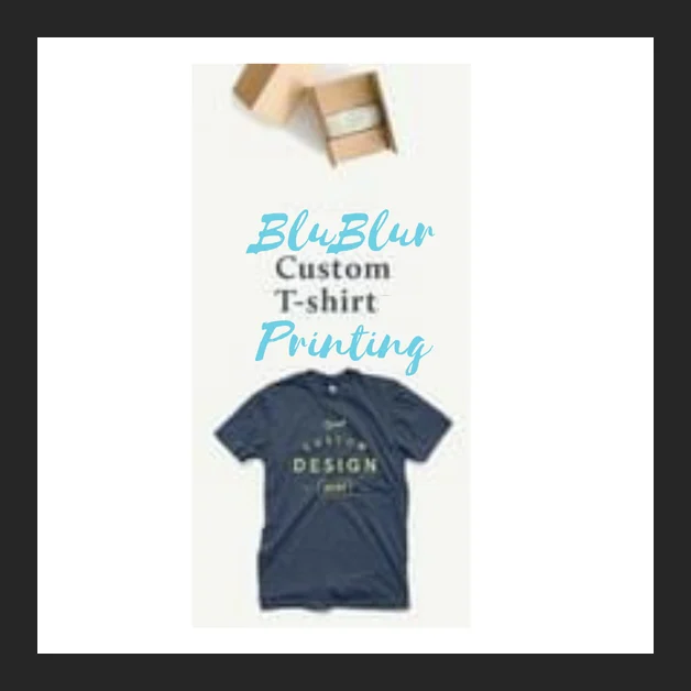 Blublur T shirt Printing logo