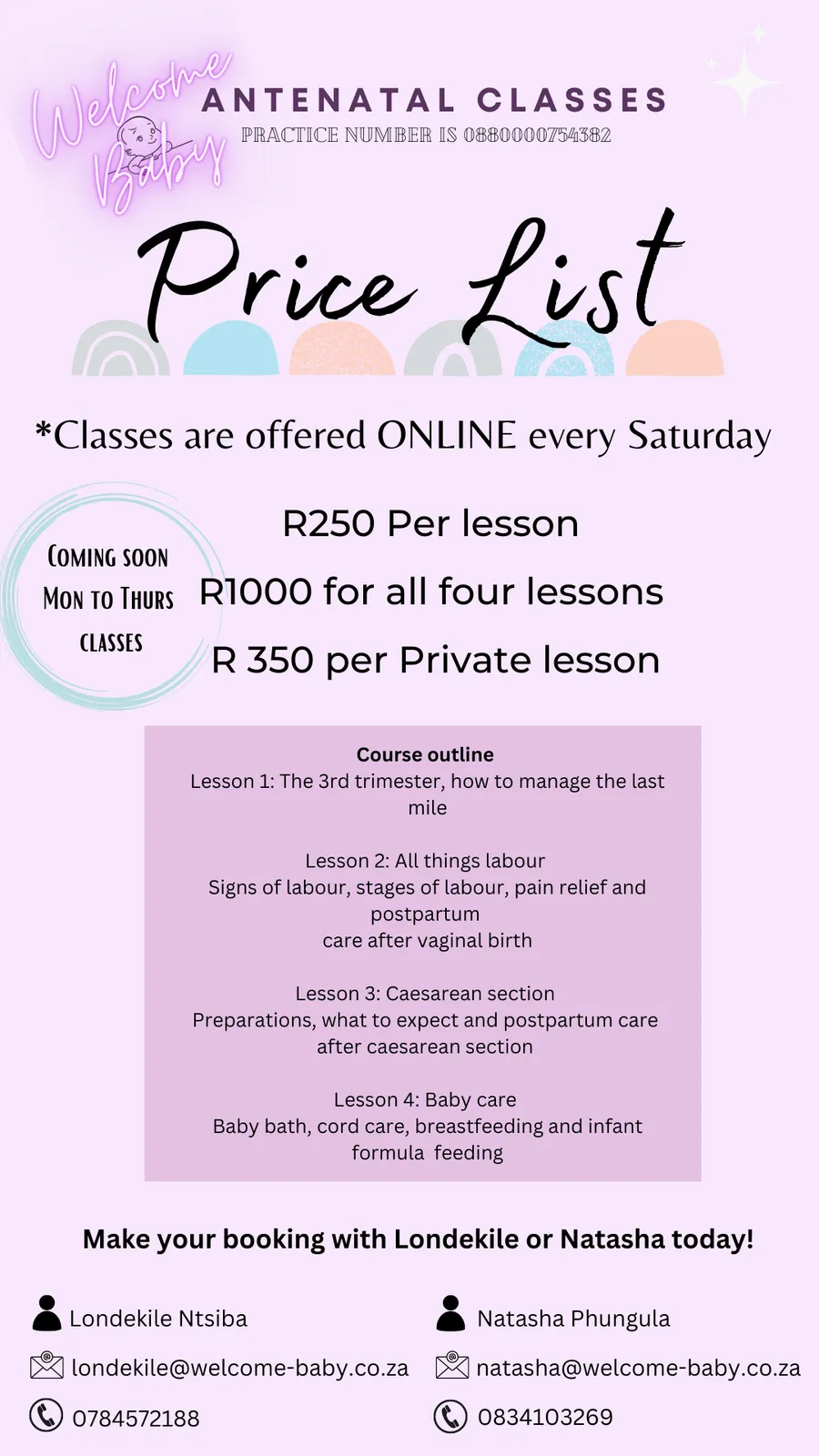 Welcome Baby antenatal classes photo 2