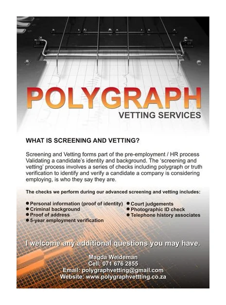 POLYGRAPH VETTING & BACKGROUND CHECK logo