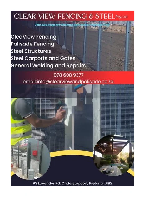Clear View Fencing and Steel pty ltd logo
