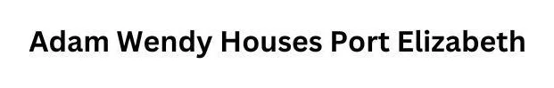 Adam Wendy Houses Port Elizabeth logo