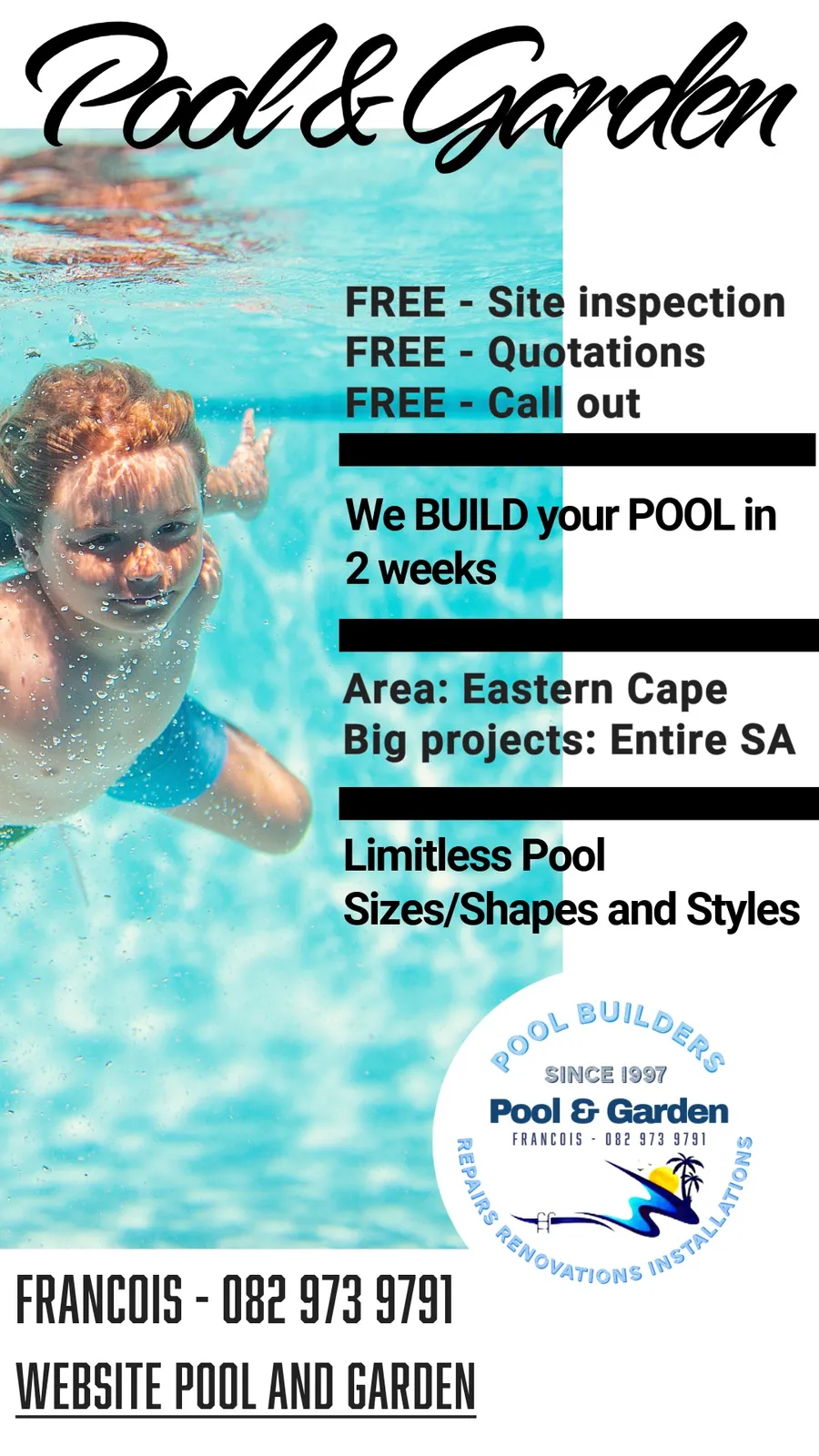 Pool and Garden - Pool builders East London photo 1