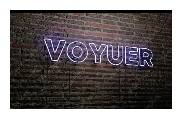 Voyeur Hers and His logo