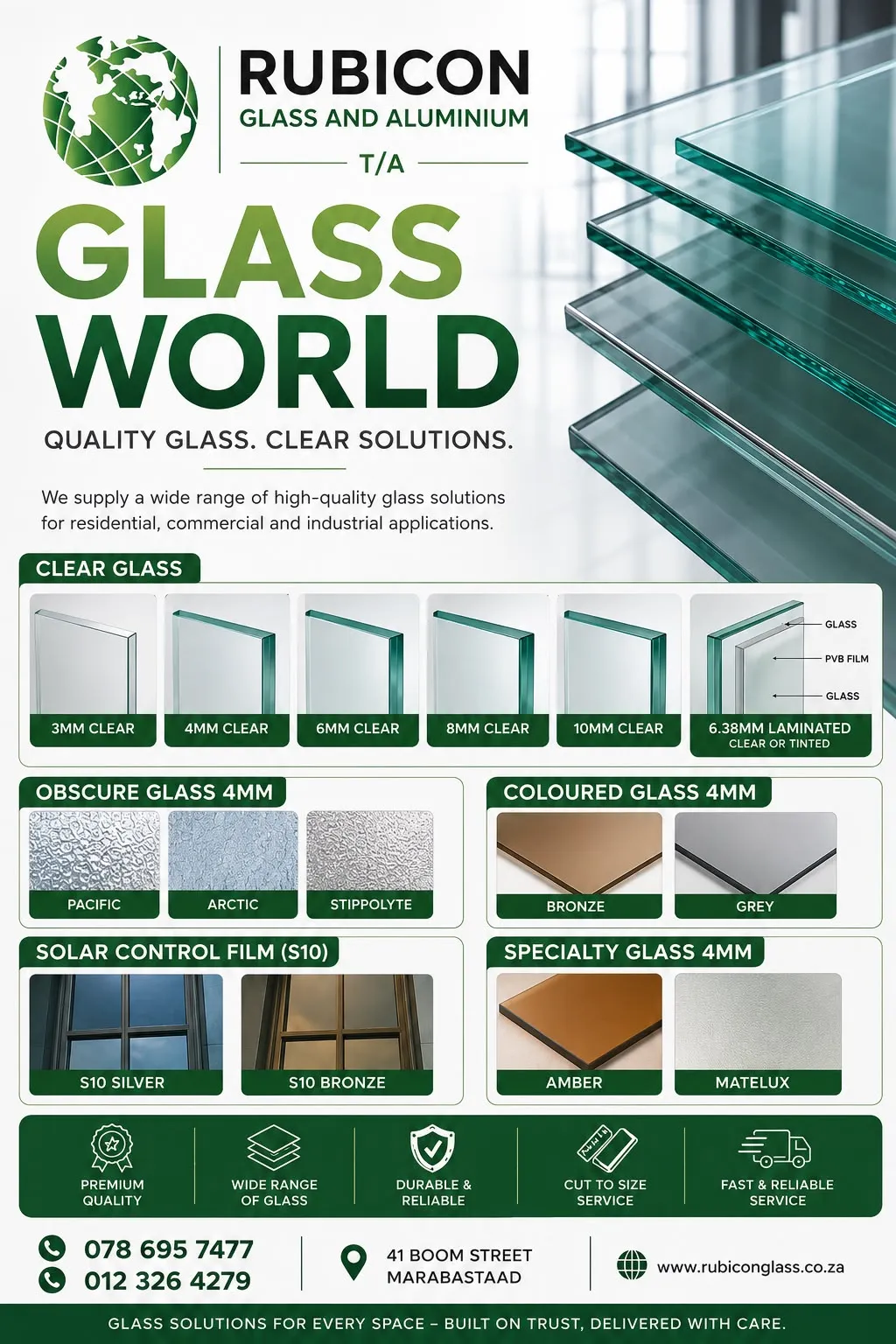 Rubicon Glass and Aluminium T/A Glass World photo 2