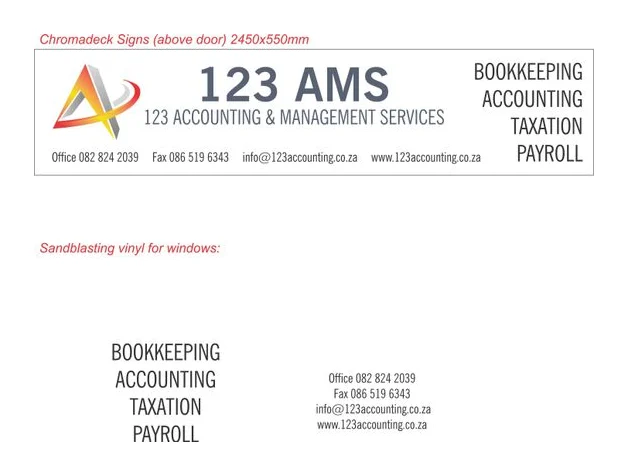 123 Accounting & Management Services logo