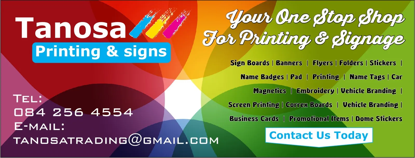 Tanosa Printing & Signs photo 2