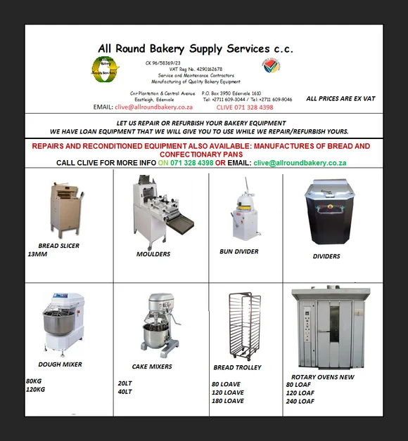 All Round Bakery Supply Services C.C logo