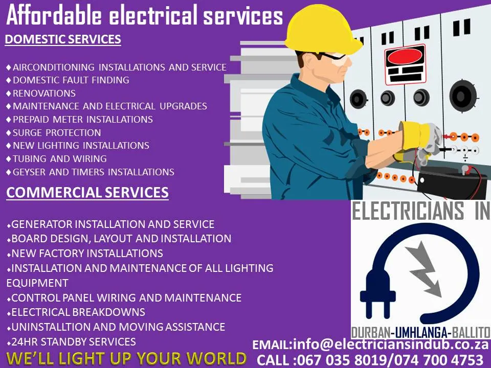 Electricians in Durban-Umhlanga-Ballito photo 1