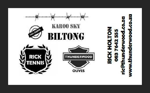 THUNDERWOOD OLIVES & KAROO SKY BILTONG logo
