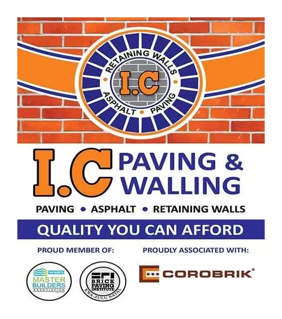 I.C Paving & Walling logo