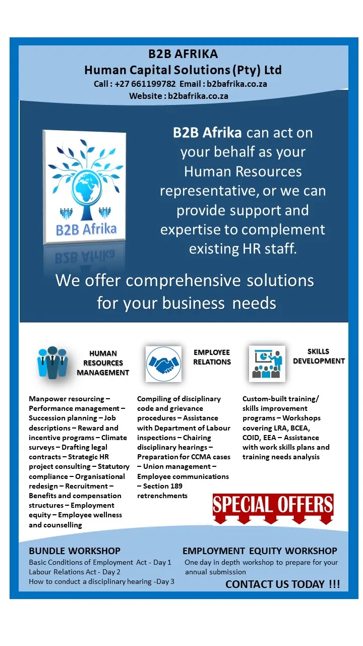 B2B Afrika Human Capital Solutions (Pty) Ltd photo 1