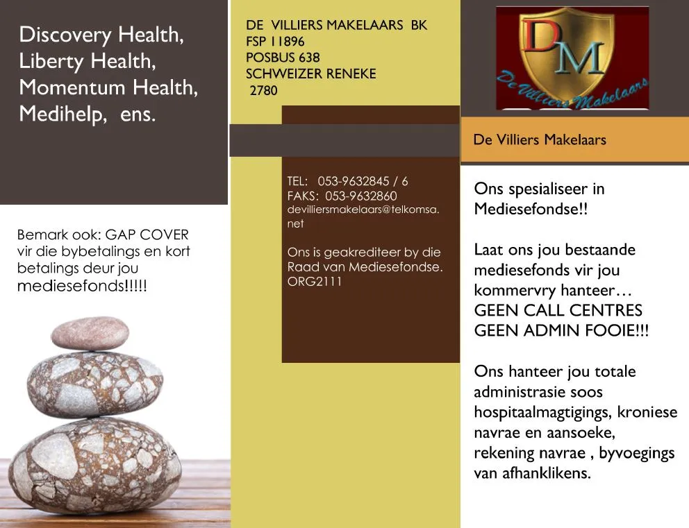 DE VILLIERS MAKELAARS BK photo 1