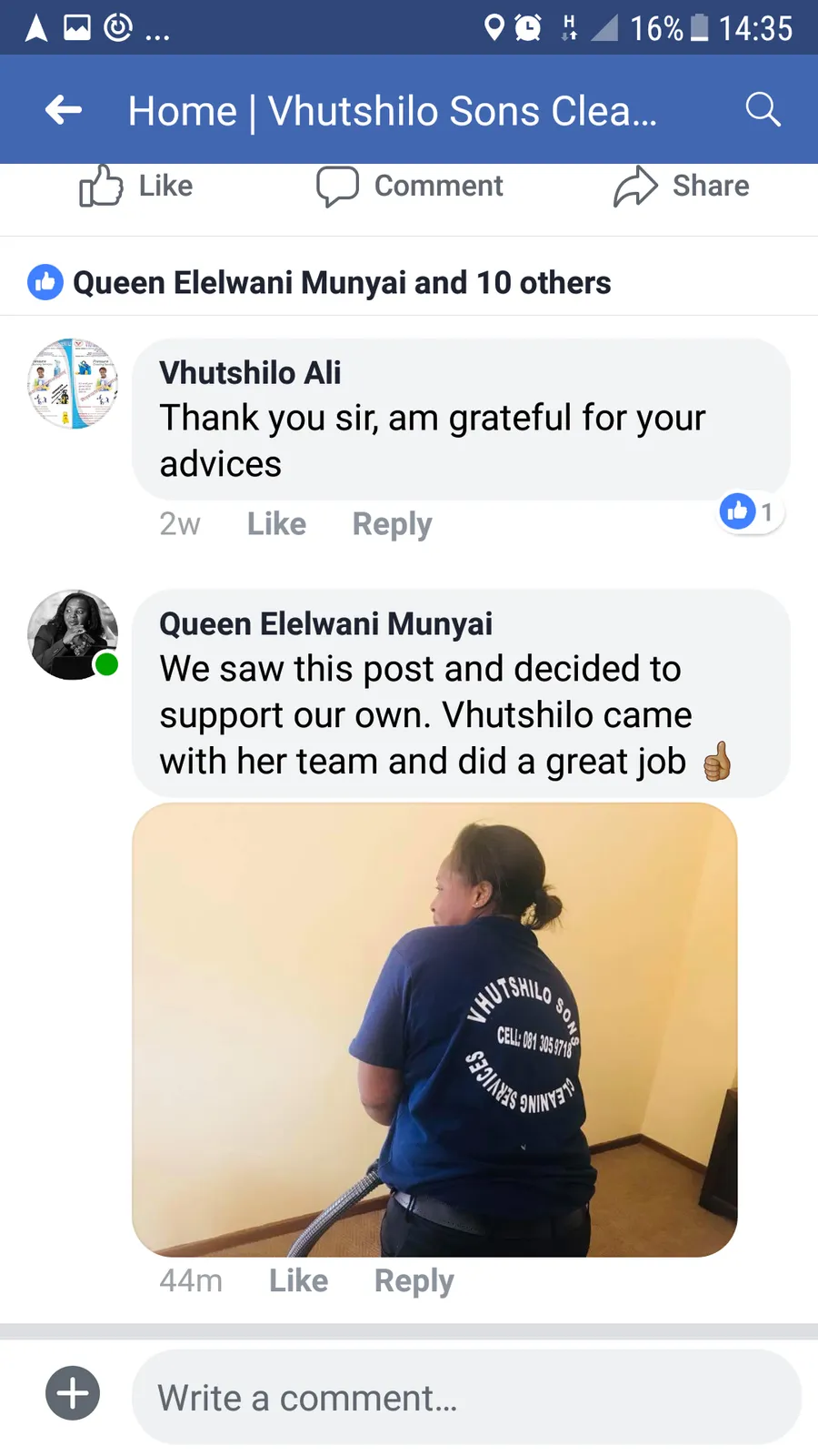 Vhutshilo sons cleaning service photo 2