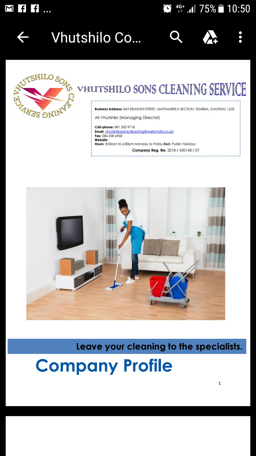 Vhutshilo sons cleaning service photo 3