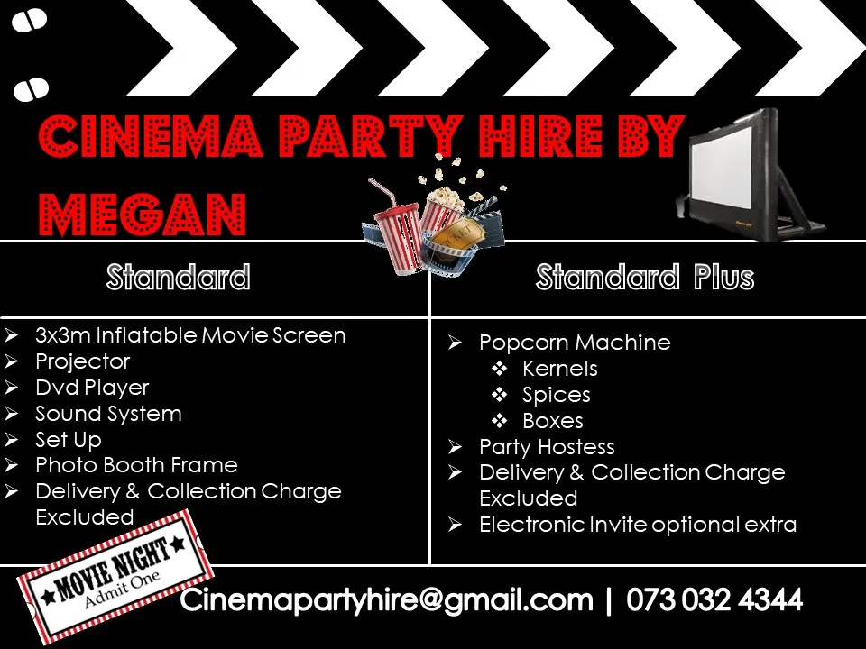 Cinema Party Hire By Megan photo 1