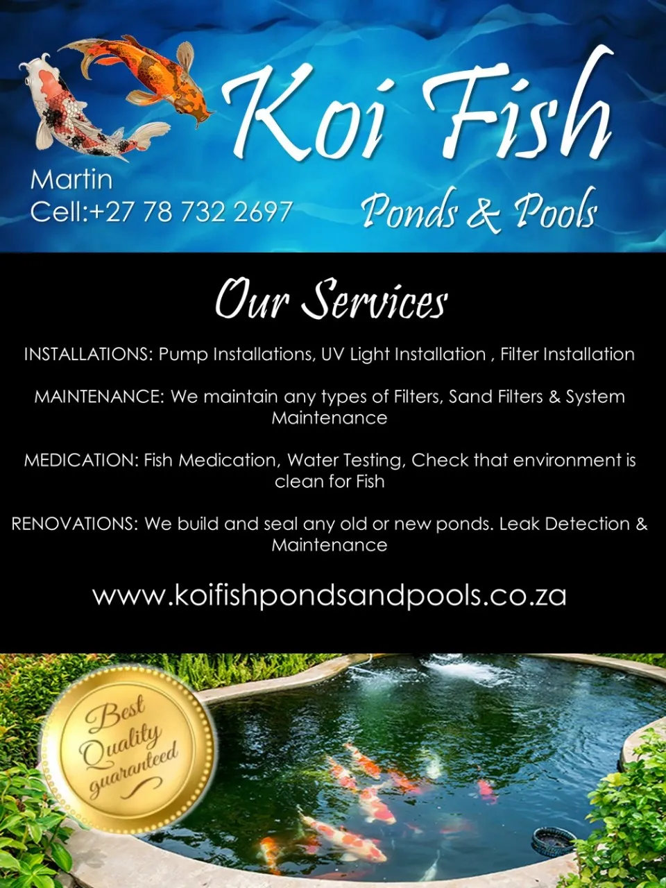 Koi Fish Ponds and Pools photo 1