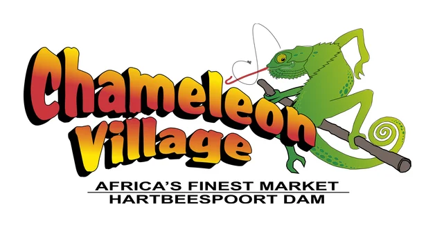 Chameleon Village African market logo