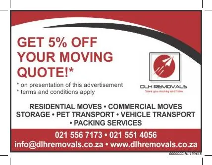 DLH REMOVALS (PTY) LTD photo 1