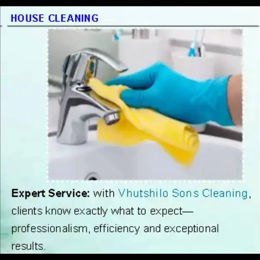 Vhutshilo sons cleaning service photo 4