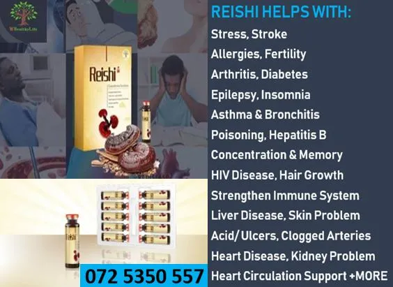 Reishi /Ganoderma Mushroom with Whealthy Life photo 1