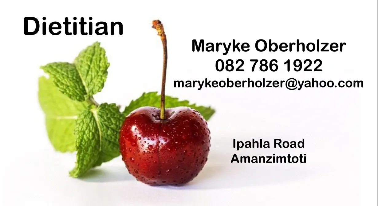 Maryke Oberholzer Dietician photo 1