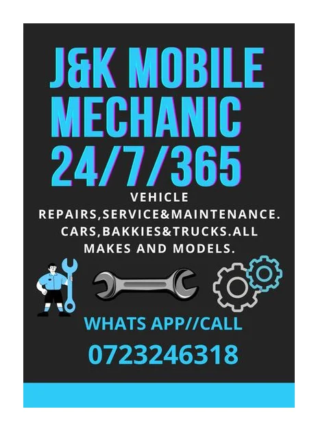J&K Mobile Mechanic24/7/365Automotive repairs logo