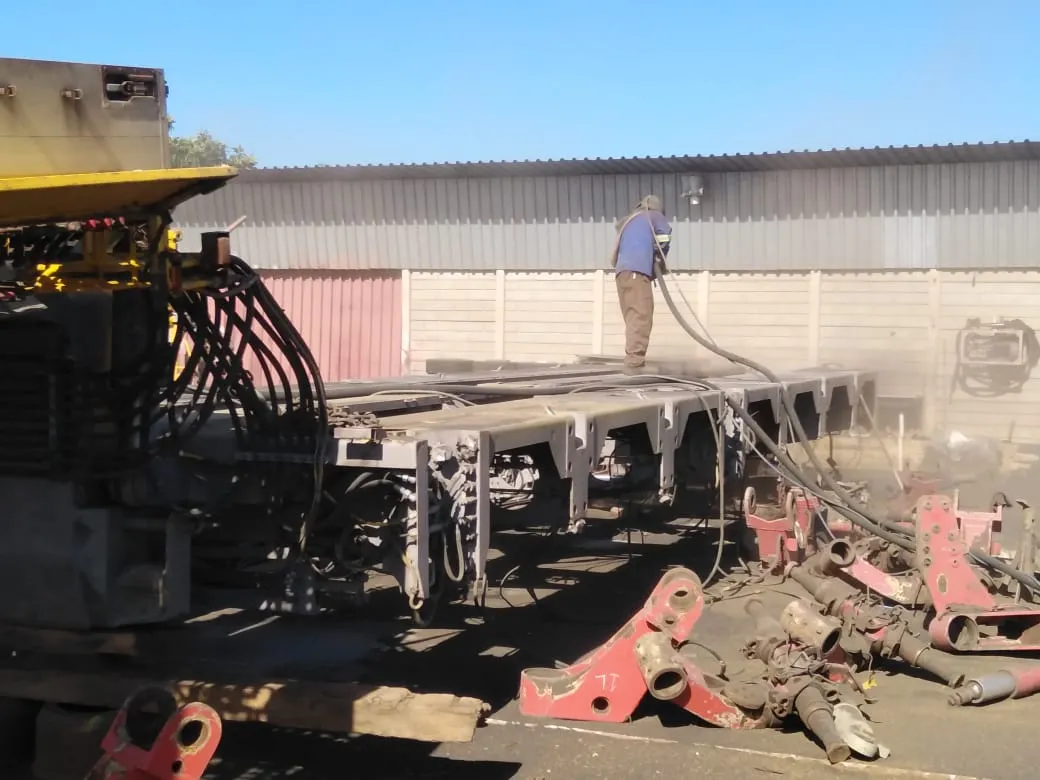 Industrial sandblasting projects photo 1