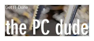 the PC dude logo