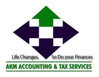 AKM ACCOUNTING AND TAX SERVICES SPECIALISTS logo